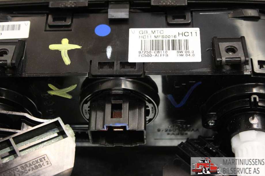 Varmeapparat betjening til Hyundai i20 2015-2020 (Type II)  (HYUNDAI|97250C8110|)