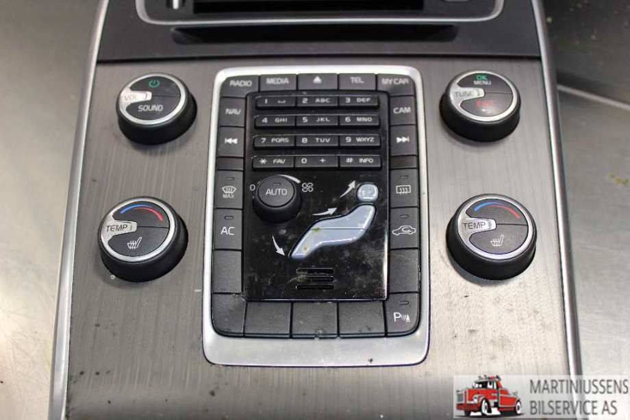 Varmeapparat betjening til Volvo S60 2010-2014 (Type II, Fase 1)  (VOLVO|C2001999|)