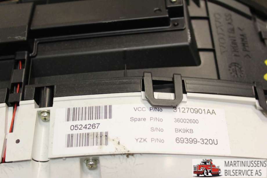 Speedometer til Volvo S60 2010-2014 (Type II, Fase 1)  (VOLVO|31270901AA|)