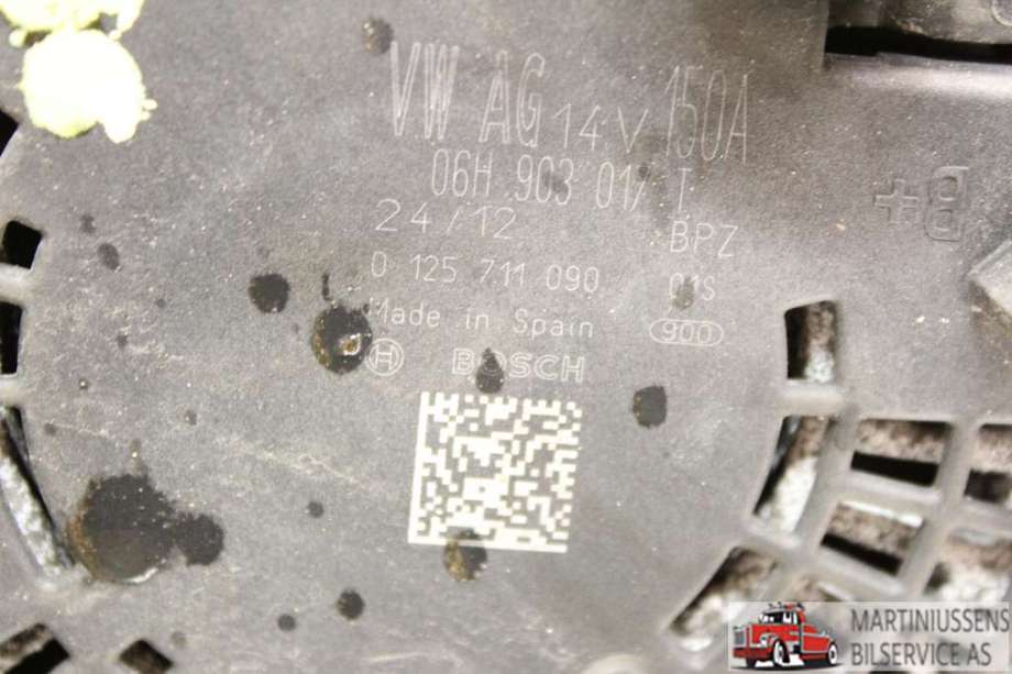 Dynamo til Audi A4 2007-2014 (Type IV) (B8) (B8) (AUDI|06H903017T|)