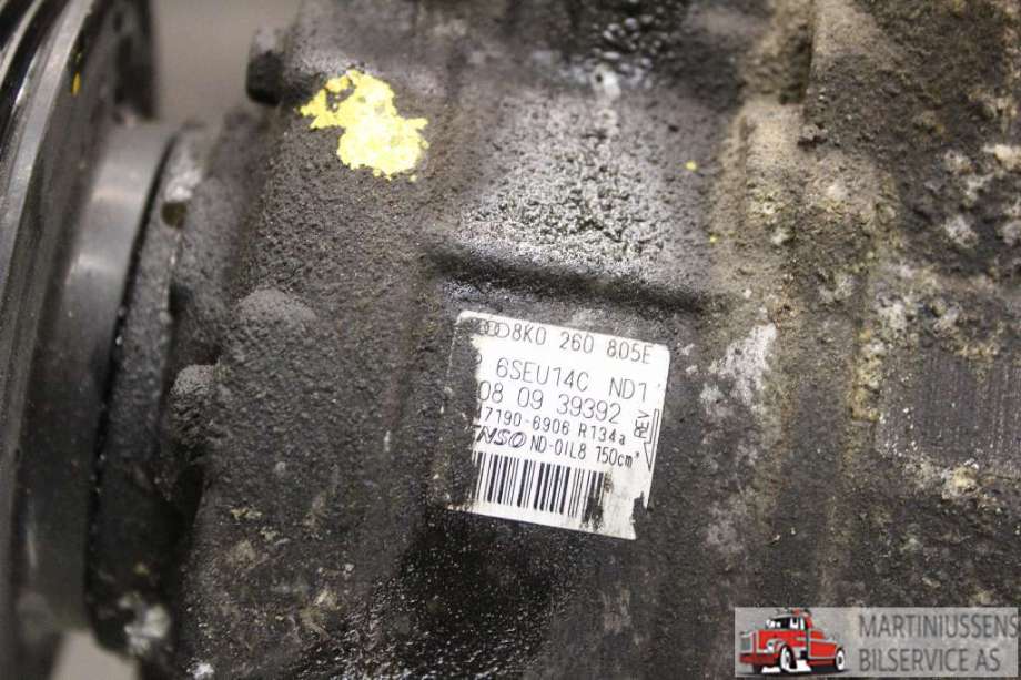 Aircondition kompressor til Audi A4, 2007-2014 (Type IV) (B8) (B8) (AUDI|8K0 260 805E)