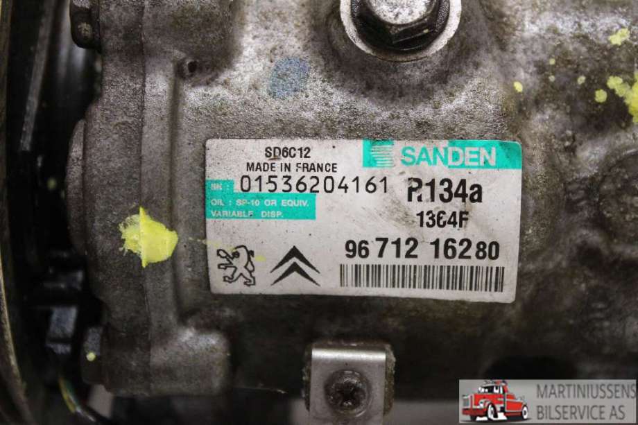 Aircondition kompressor til Citroën C3 2010-2016 (Type II)  (CITROEN|9671216280|)