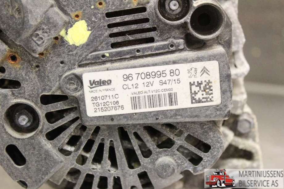 Dynamo til Peugeot 308 2013-2021 (Type II)  (PEUGEOT|9670899580|)