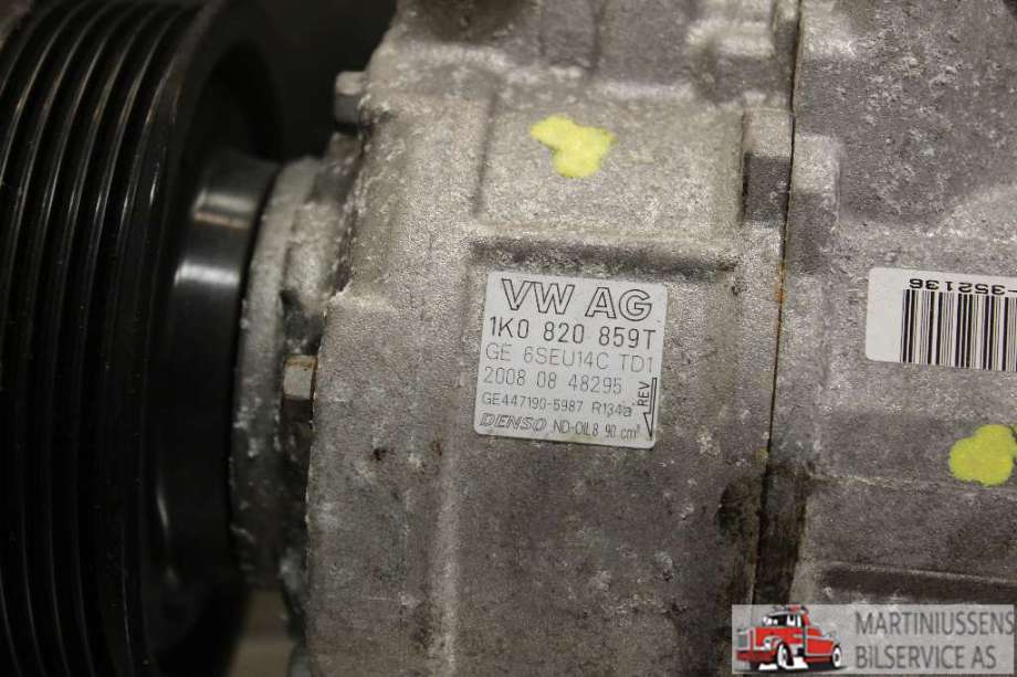 Aircondition kompressor til VW Golf V, Combi 2003-2008  (VOLKSWAGEN|1K0820859T|)
