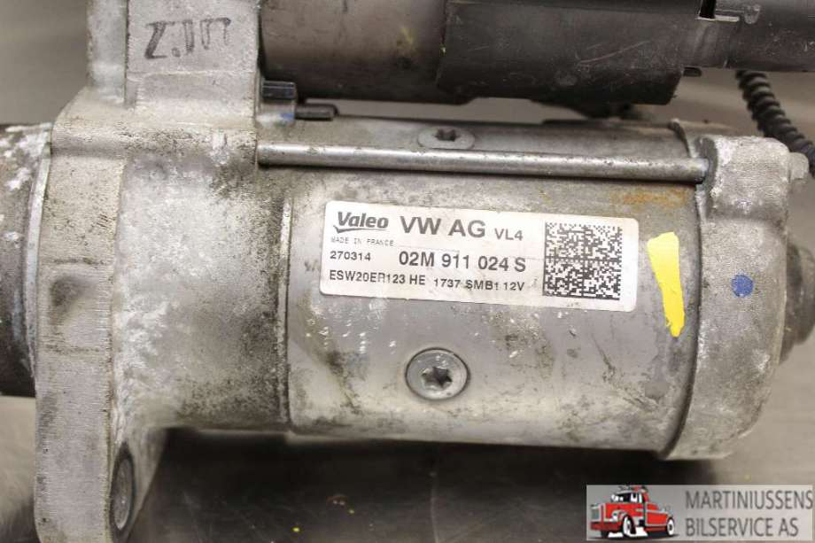 Starter diesel til VW Golf VII 2012-2017 (Fase 1)  (VOLKSWAGEN|02M 911 024 S|)