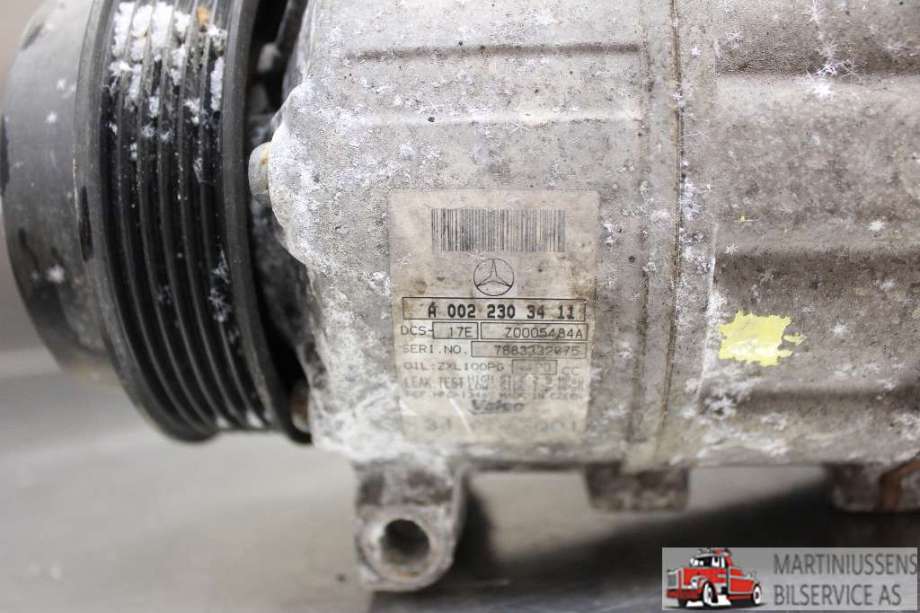 Aircondition kompressor til Mercedes C-Klasse, 2007-2011 (Fase 1) (W204) (W204) (MERCEDES|A 002 230 34 11)