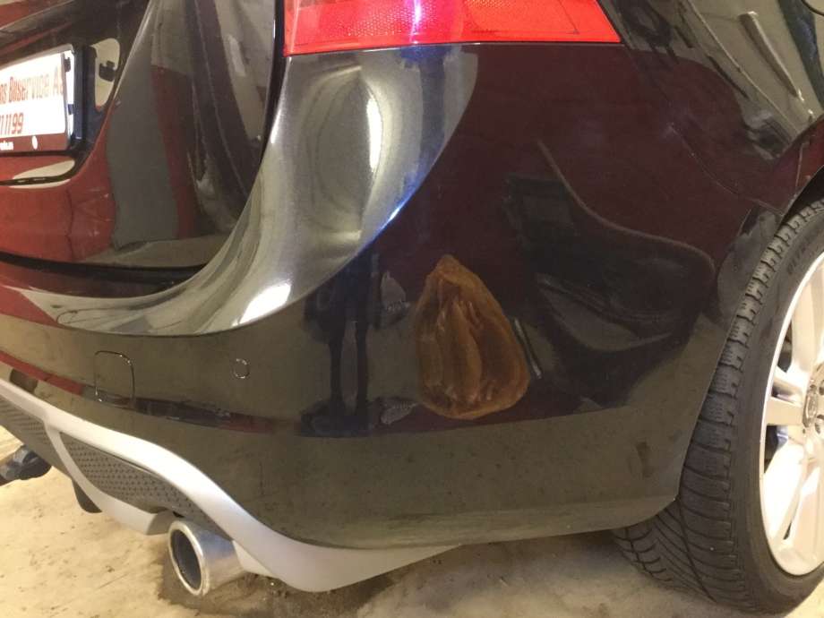 Støtfanger bak til Volvo V60 2010-2013 (Type I, Fase 1)  (VOLVO|)