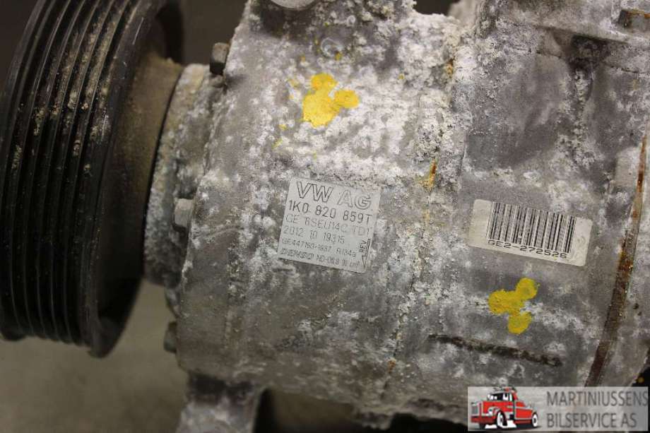Aircondition kompressor til Audi A3, 2009-2012 (Type II, Fase 2)  (AUDI|1K0 820 859T)