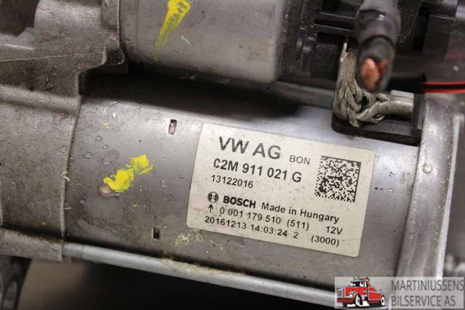 Starter til VW E-Up 2013-2019  (VOLKSWAGEN|02M 911 021 G|)