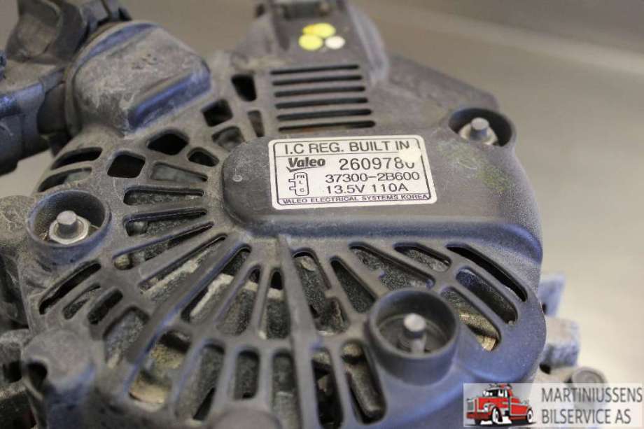 Dynamo til Hyundai Ioniq Electric, 2016-2019 (Fase 1)  (KIA|37300-2B600)