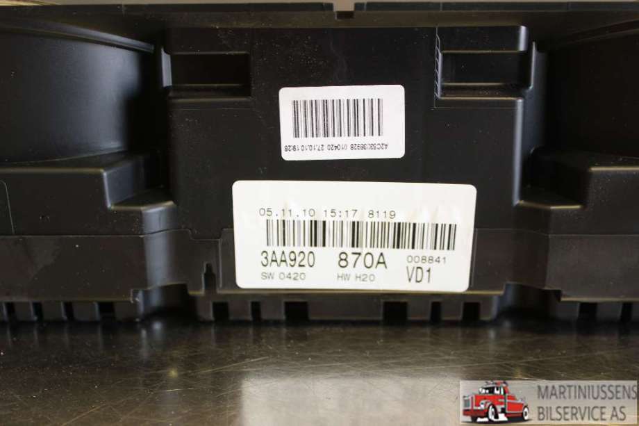 Speedometer til VW Passat 2011-2015 (B7) (B7) (VOLKSWAGEN|3AA920 870A|)