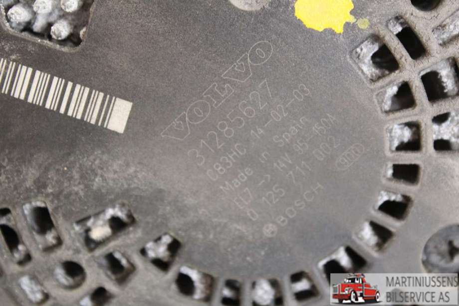 Dynamo til Volvo V60/V60 CC 2013-2018 (Type I, Fase 2)  (VOLVO|31285627|)