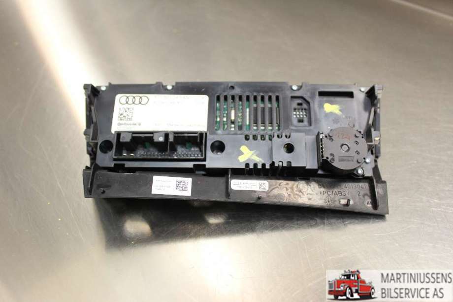 Varmeapparat betjening til Audi A4 2007-2014 (Type IV) (B8) (B8) (AUDI|8T1 820 043 AN|)