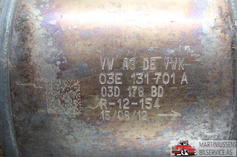Katalysator til VW Polo 2009-2014 (Type V, Fase 1)  (VOLKSWAGEN|)