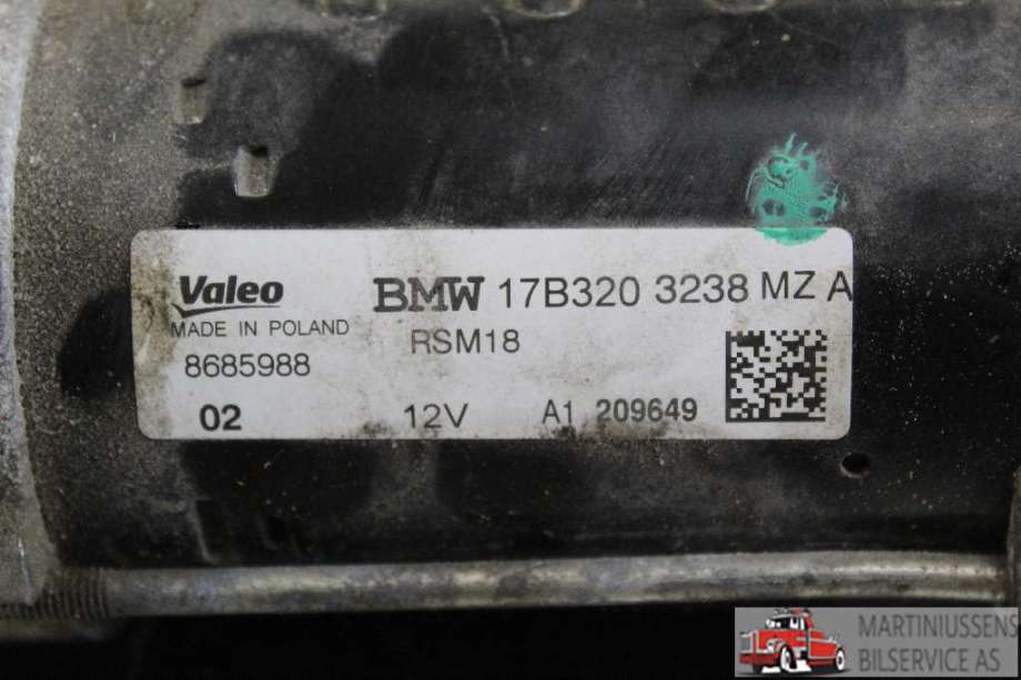 Starter til BMW 5-Serie 2017-->> (G30/G31) (G30/G31) (BMW|17B320 3238 MZ A|)