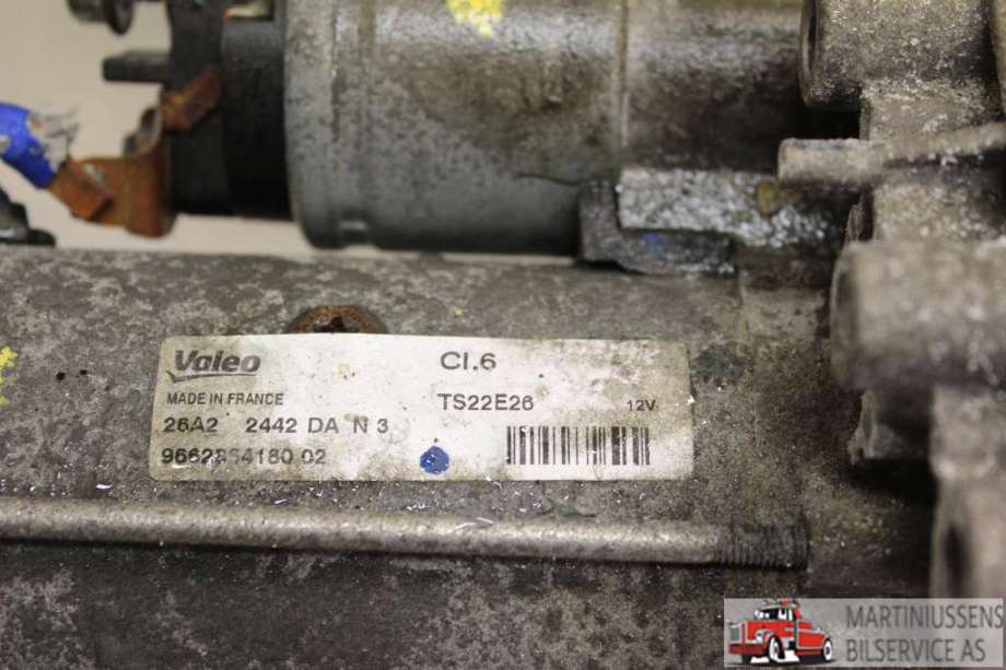 Starter diesel til Peugeot Partner 2008-2015 (Type II, Fase 1)  (PEUGEOT|TS22E26|)