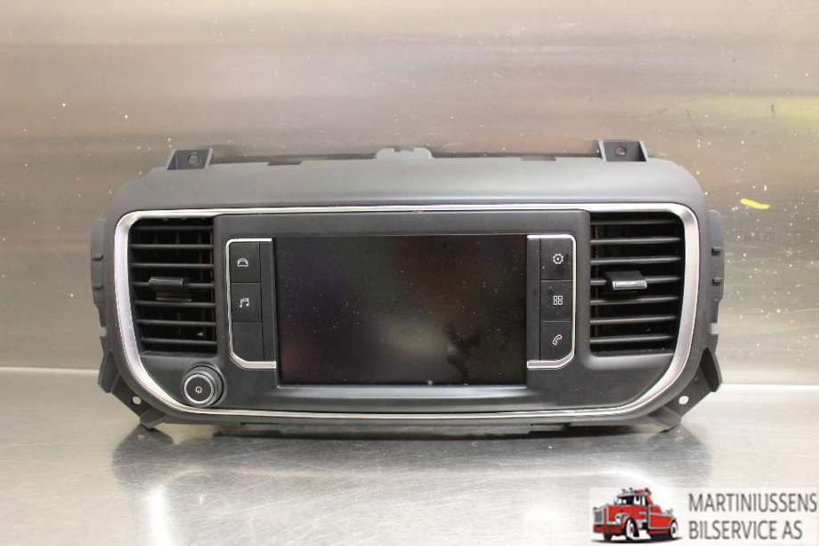 Multimedia display (MCU - Media Controller Unit) til Toyota Proace, 2016-->> (Type II)  (TOYOTA|98250 316 80-00)