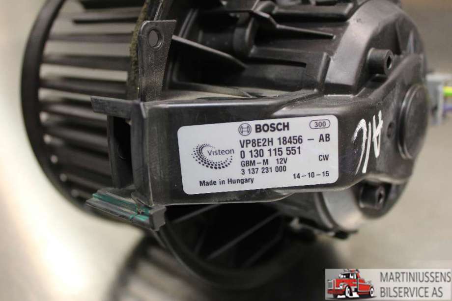 Varmeapparat motor til Ford Fiesta, 2013-2017 (Type VI, Fase 2)  (FORD|)