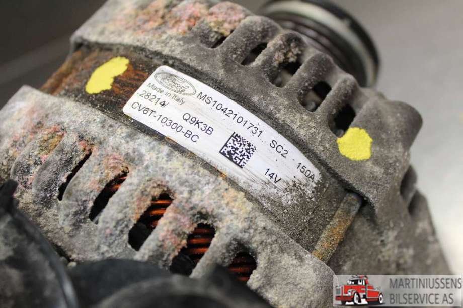Dynamo til Ford Fiesta, 2013-2017 (Type VI, Fase 2)  (FORD|CV6T-10300-BC)