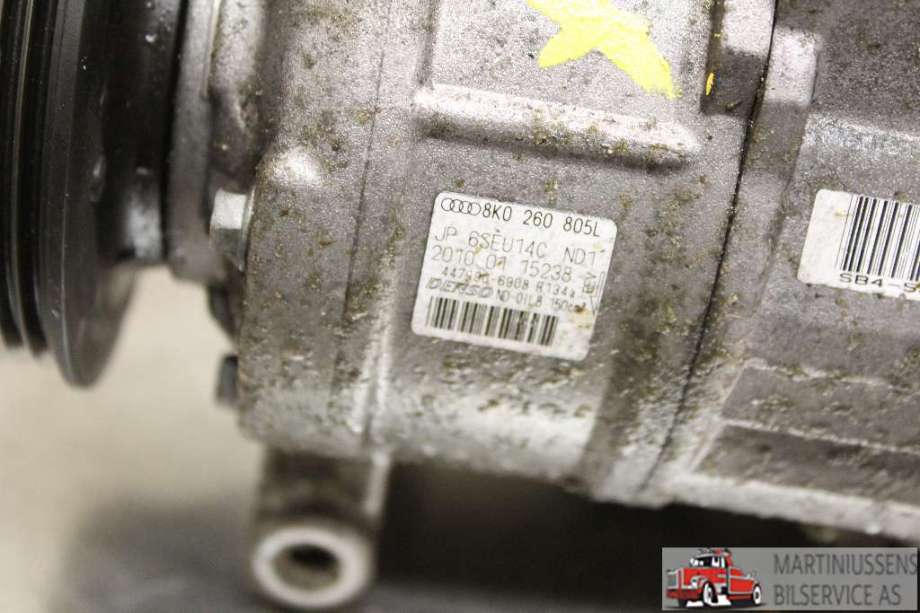 Aircondition kompressor til Audi A4, 2007-2014 (Type IV) (B8) (B8) (AUDI|8K0 260 805L)