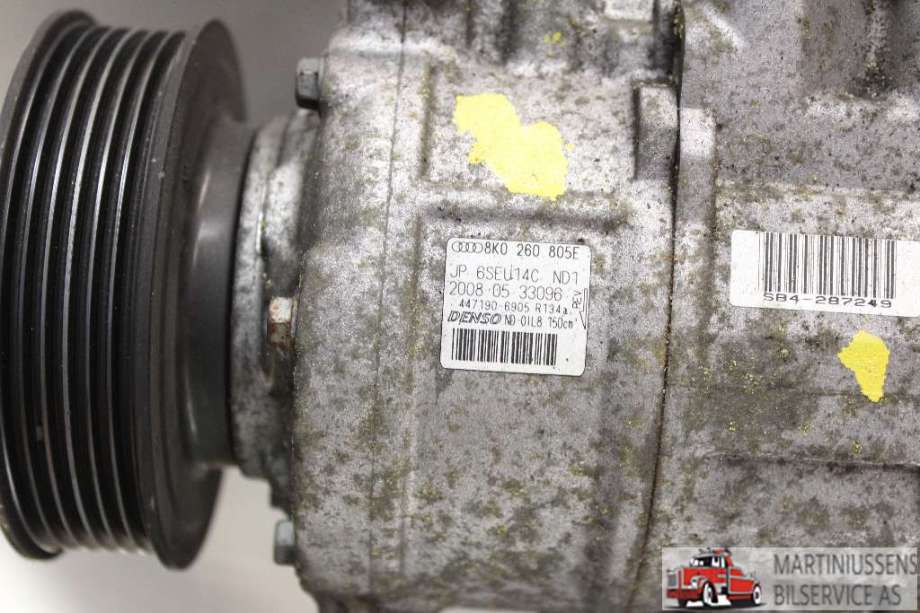 Aircondition kompressor til Audi A4 2007-2014 (Type IV) (B8) (B8) (AUDI|8K0 260 805E|)