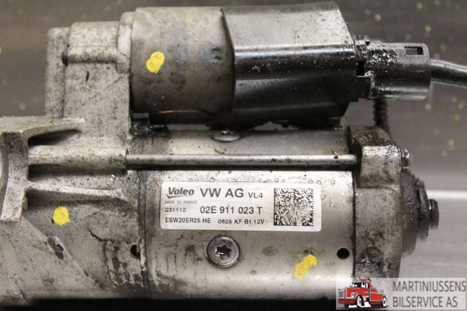 Starter diesel til VW Golf VII 2012-2017 (Fase 1)  (VOLKSWAGEN|02E 911 023 T|)