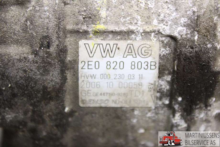 Aircondition kompressor til VW Crafter 2006-2011 (Type I, Fase 1)  (VOLKSWAGEN|2E0 820 803B|)