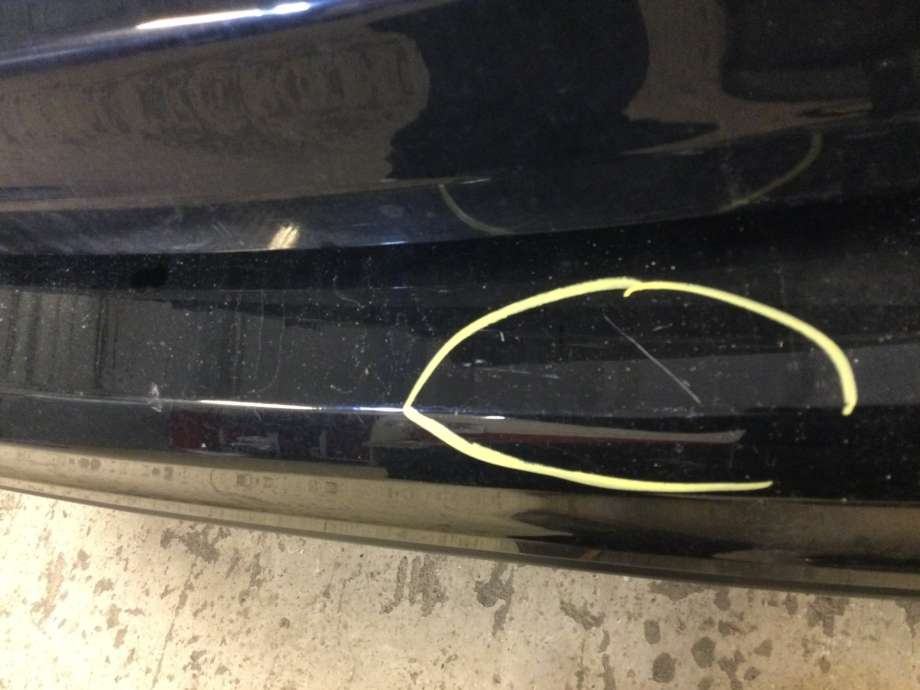 Støtfanger bak til Volvo V60 2010-2013 (Type I, Fase 1)  (VOLVO|)