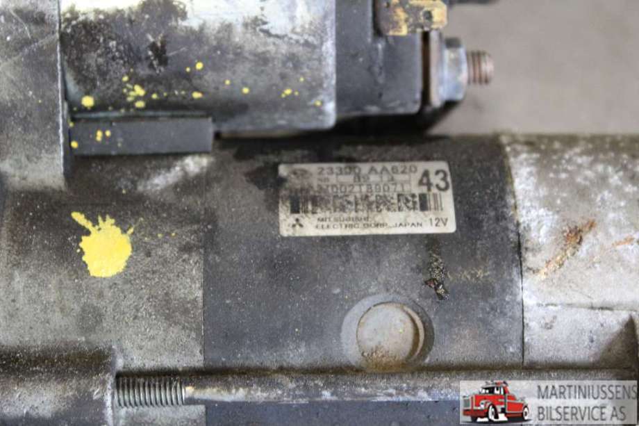 Starter diesel til Subaru Forester 2008-2013 (Type III) (SUBARU|23300 AA620|)
