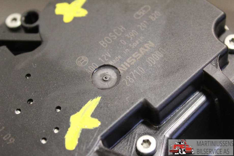 Viskermotor bakrute til Nissan Qashqai 2010-2014 (Type I, Fase 2)  (NISSAN||0 390 201 820)