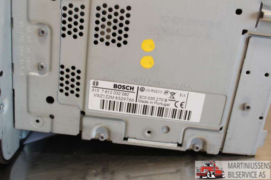 Bilstereo til VW Polo 2009-2014 (Type V, Fase 1)  (VOLKSWAGEN|3C0 035 270 B|)