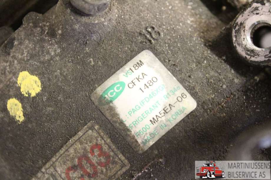 Aircondition kompressor til Hyundai Santa Fe, 2006-2009 (Type II, Fase 1)  (HYUNDAI|)