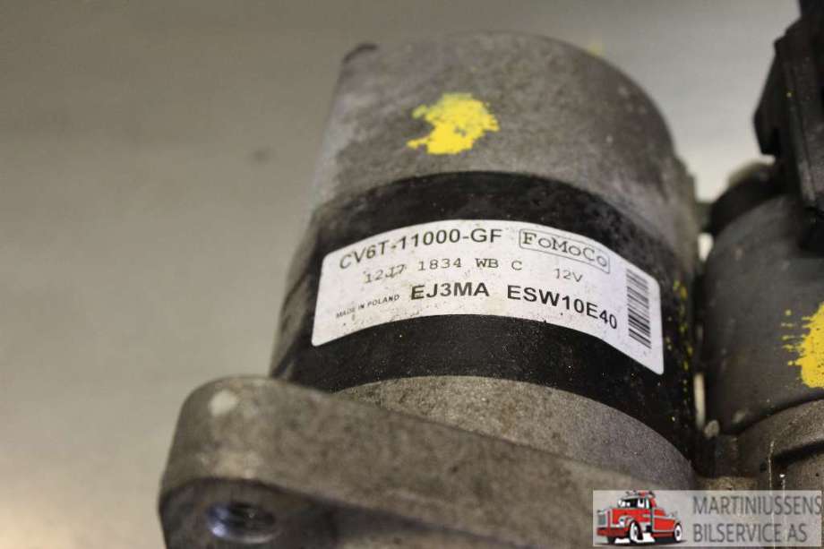 Starter til Ford Focus, 2014-2018 (Type III, Fase 2)  (FORD|CV6T-1100-GF)