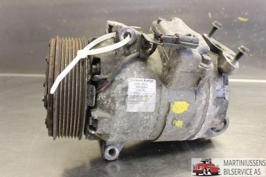 Aircondition kompressor til Nissan Qashqai 2010-2014 (Type I, Fase 2) (NISSAN|92600 BB60A|)