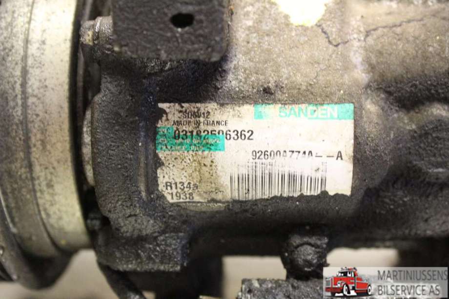 Aircondition kompressor til Nissan NV200, 2010-2019  (NISSAN|92600A774A--A)