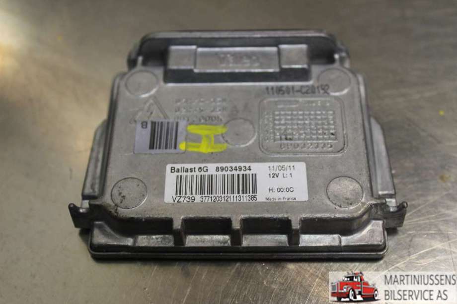 Styreenhet xenon/ballast til Peugeot 508, 2011-2014 (Type I, Fase 1)  (PEUGEOT|89034934)