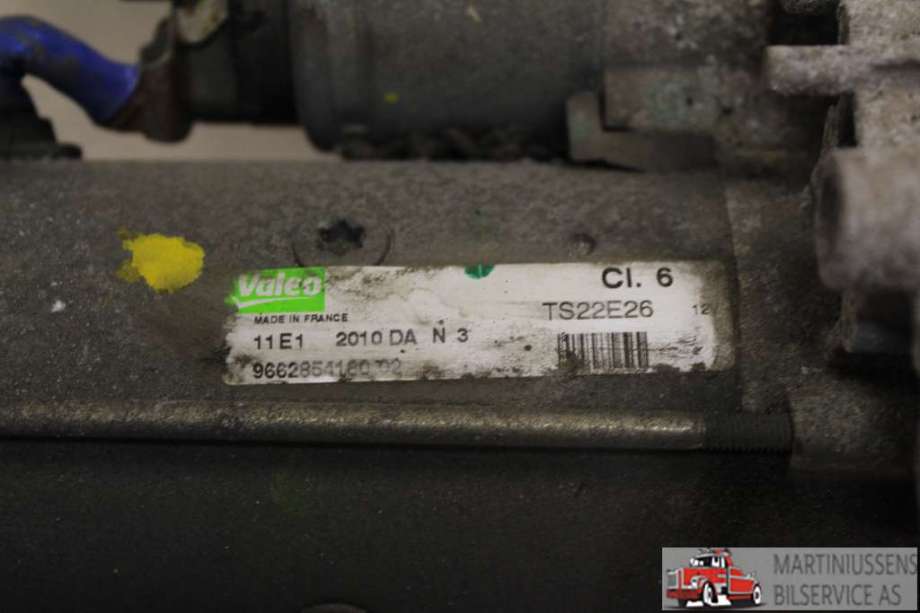 Starter diesel til Peugeot 508 2011-2014 (Type I, Fase 1)  (PEUGEOT|9662854160 02|)