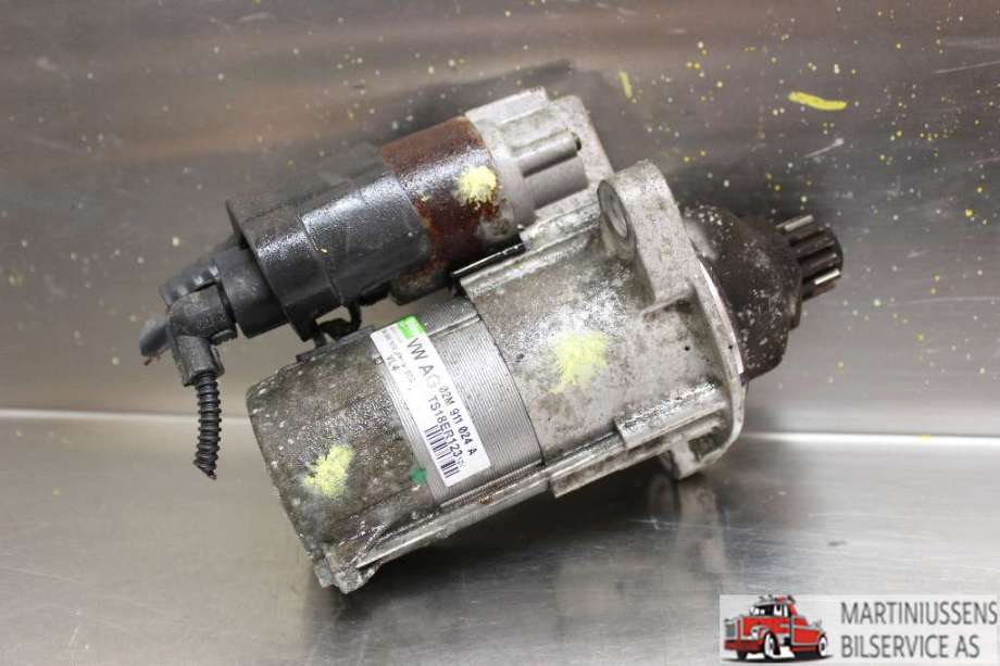 Starter diesel til VW Tiguan 2007-2011 (Type I, Fase 1)  (VOLKSWAGEN|02M 911 024 A|)