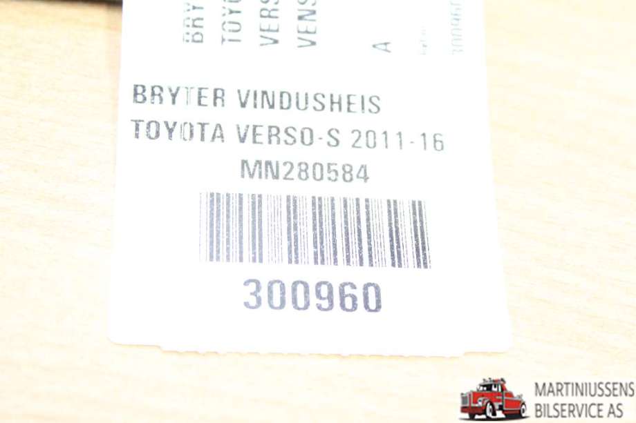 Ruteheis venstre til Toyota Verso-S 2011-2015 (COMBI) (COMBI) (TOYOTA|)