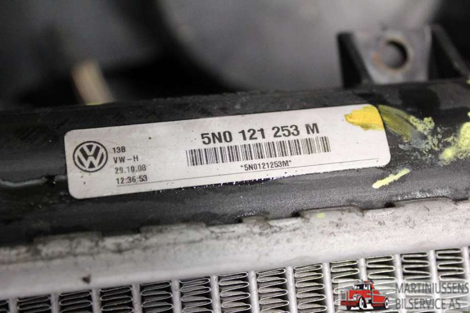 Radiator (manuell gir) til VW Tiguan, 2007-2011 (Type I, Fase 1)  (VOLKSWAGEN|)