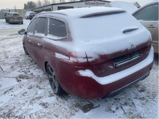 Bakluke til Peugeot 308, 2013-2021 (Type II)  (PEUGEOT|)
