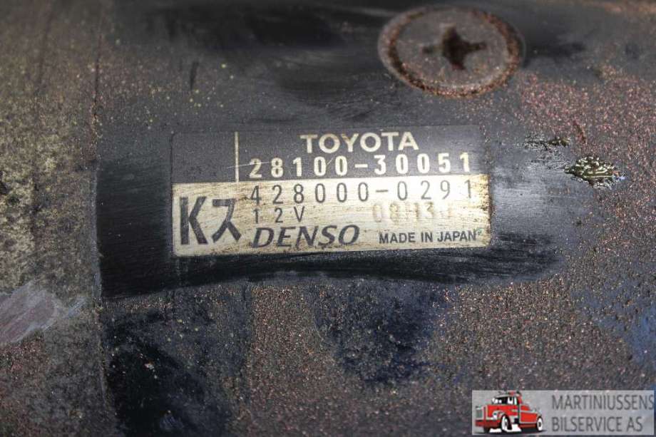 Starter diesel til Toyota Hiace 2007-2012 (Fase 3)  (TOYOTA|28100-30051|)