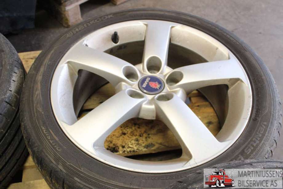 Hjulsett aluminium sommer til Saab 9-3 2003-2007 (Type II, Fase 1)  (SAAB|-6MM|5X110|225/45-17)