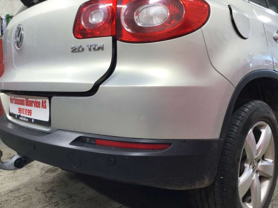 Støtfanger bak til VW Tiguan 2007-2011 (Type I, Fase 1)  (VOLKSWAGEN|)