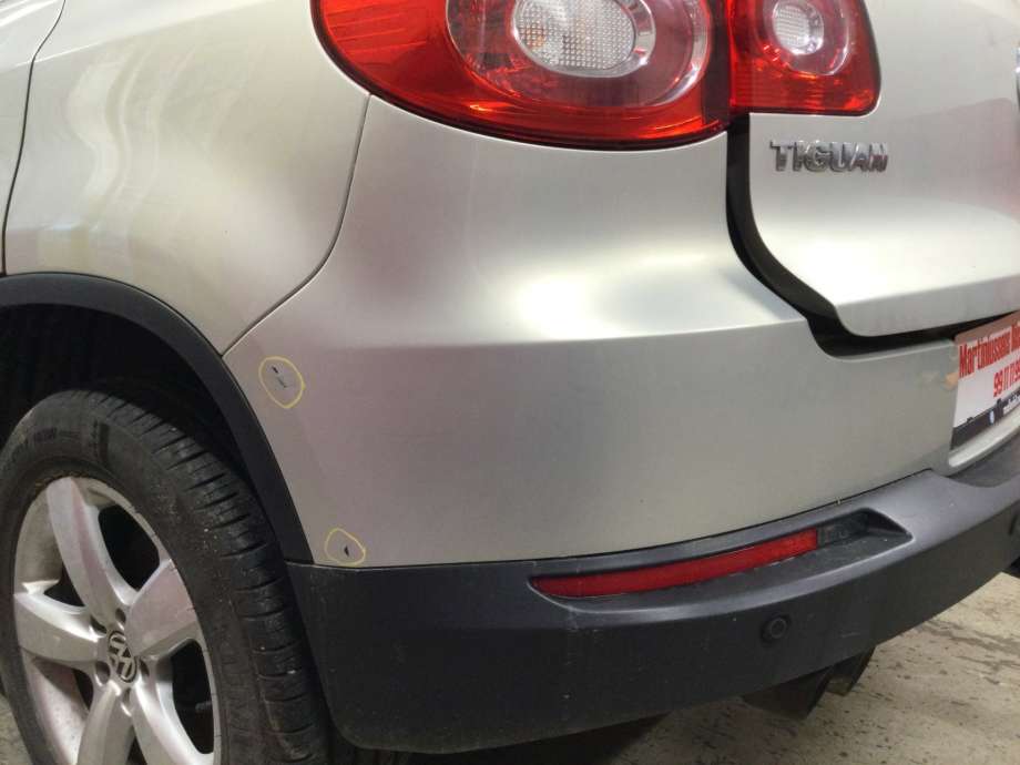 Støtfanger bak til VW Tiguan 2007-2011 (Type I, Fase 1)  (VOLKSWAGEN|)