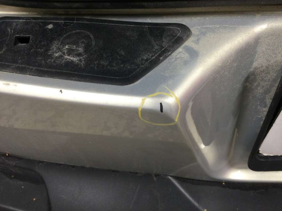 Støtfanger bak til VW Tiguan 2007-2011 (Type I, Fase 1)  (VOLKSWAGEN|)