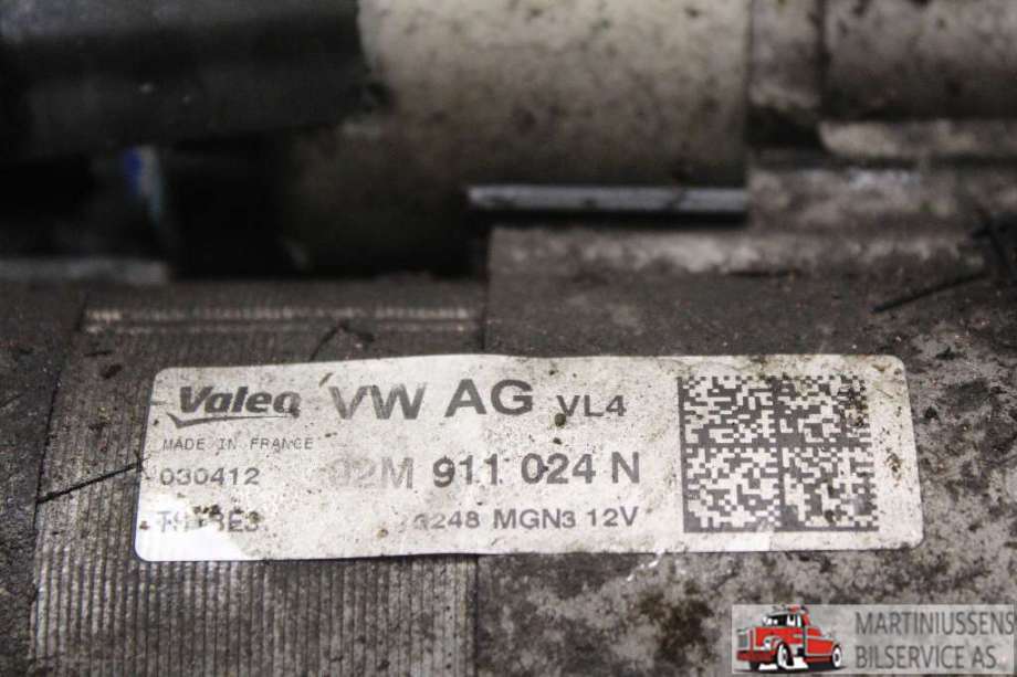 Starter diesel til Audi TT, 2006-2014 (Type II)  (AUDI|02M 911 024 N)