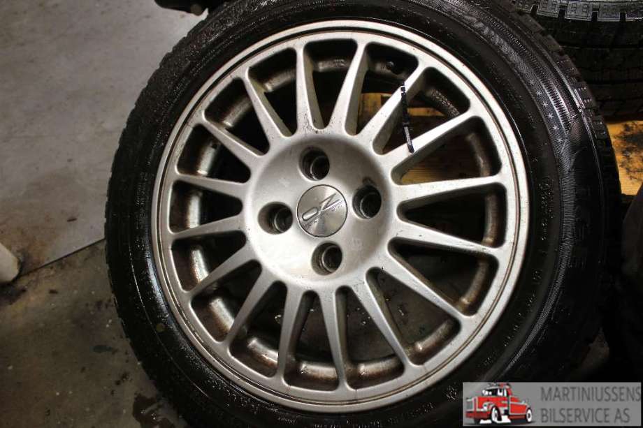 Hjulsett aluminium vinter til Renault Modus 2006-2008  (RENAULT|-6MM|4X100|185/60-15)