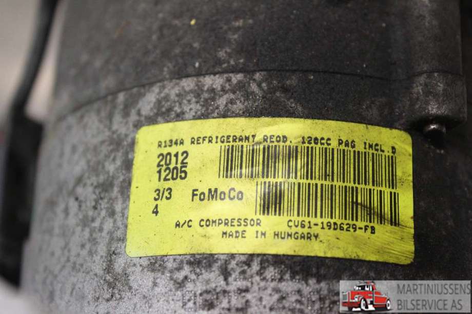 Aircondition kompressor til Ford Focus 2011-2014 (Type III, Fase 1)  (FORD|CV61-19D629-FB|)