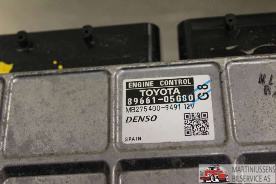 Styreenhet motor til Toyota Avensis, 2009-2015 (Type III, Fase 1)  (TOYOTA|89661-05G80)